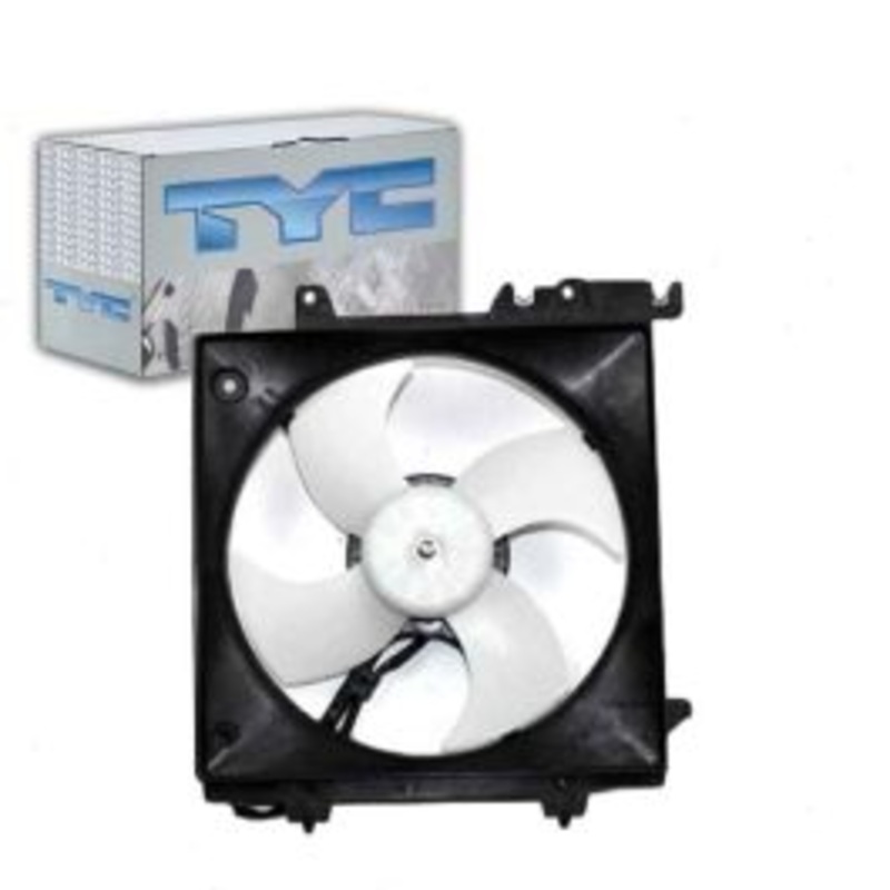 TYC Left Engine Cooling Fan Assembly for 2000-2004 Subaru Outback 2.5L H4