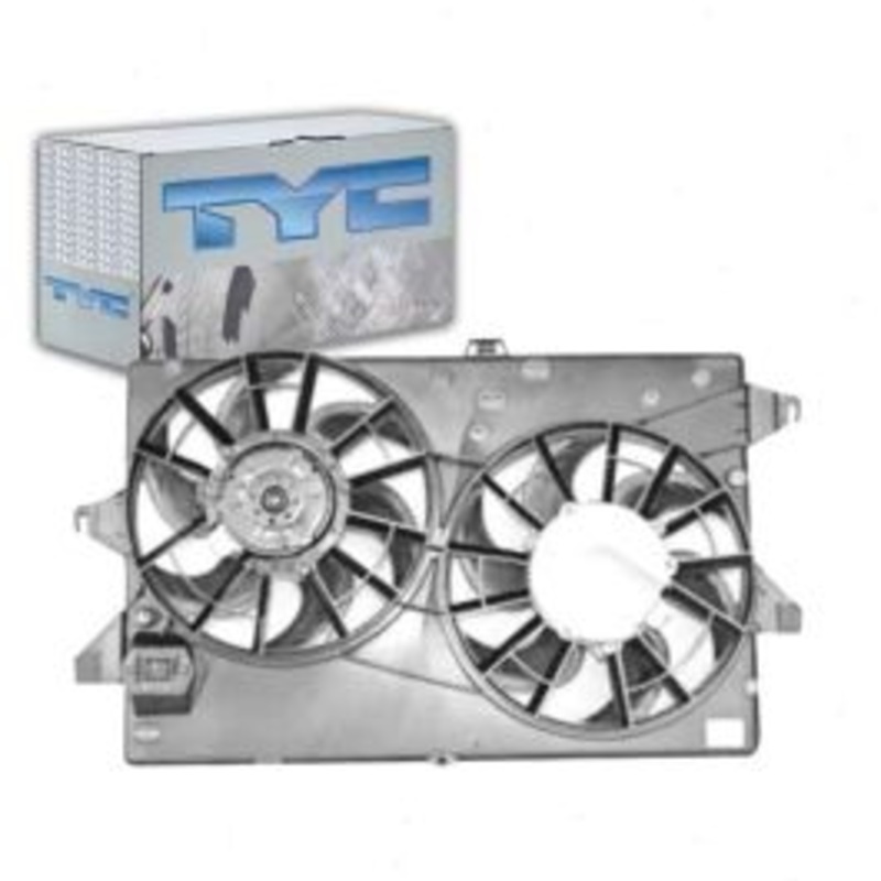 TYC Dual Radiator & Condenser Fan Assembly for 1995-2000 Mercury Mystique 2.5L V6