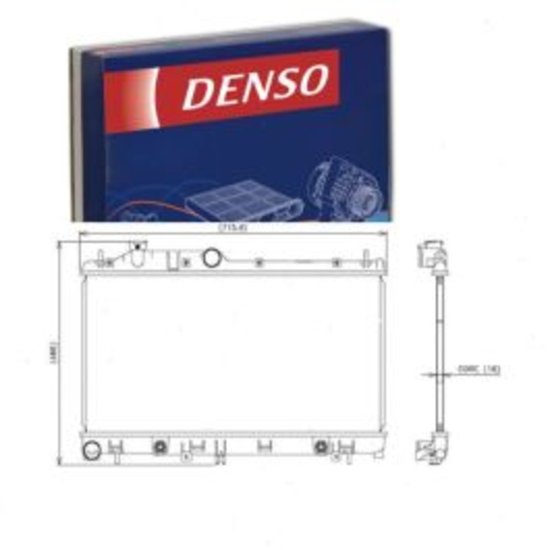 DENSO Radiator for 2005-2014 Subaru Legacy 2.5L H4