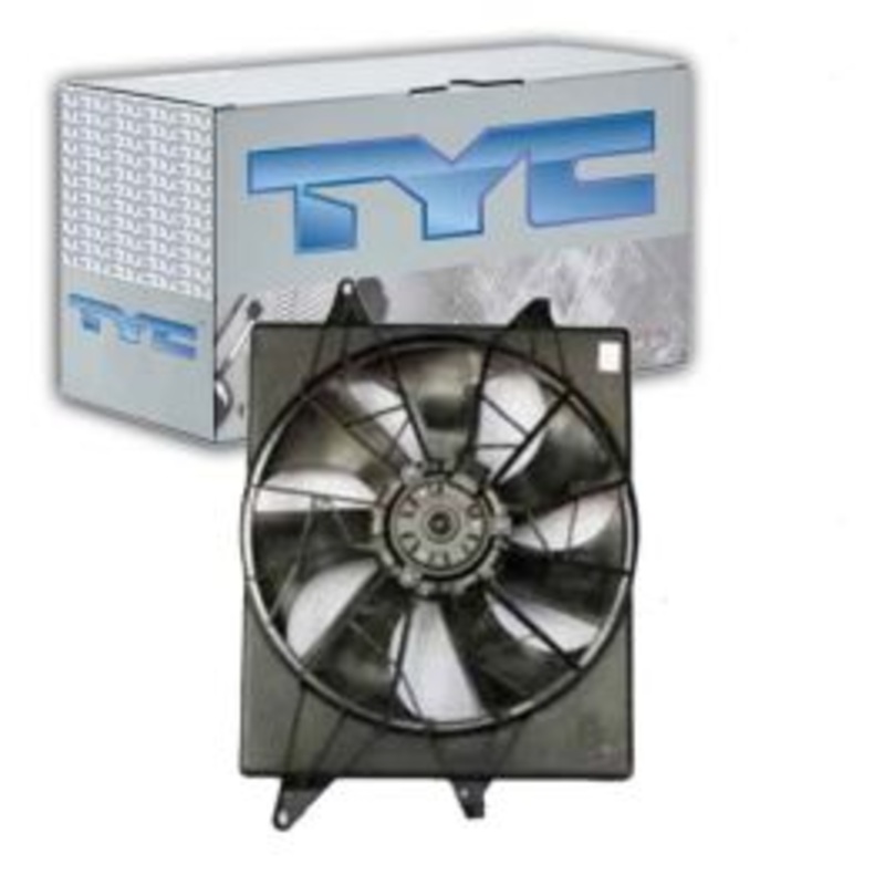 TYC Dual Radiator & Condenser Fan Assembly for 1994-1997 Mercury Cougar 4.6L V8