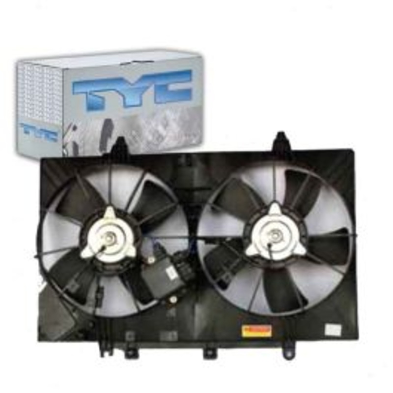 TYC Dual Radiator & Condenser Fan Assembly for 2006-2008 Infiniti M45