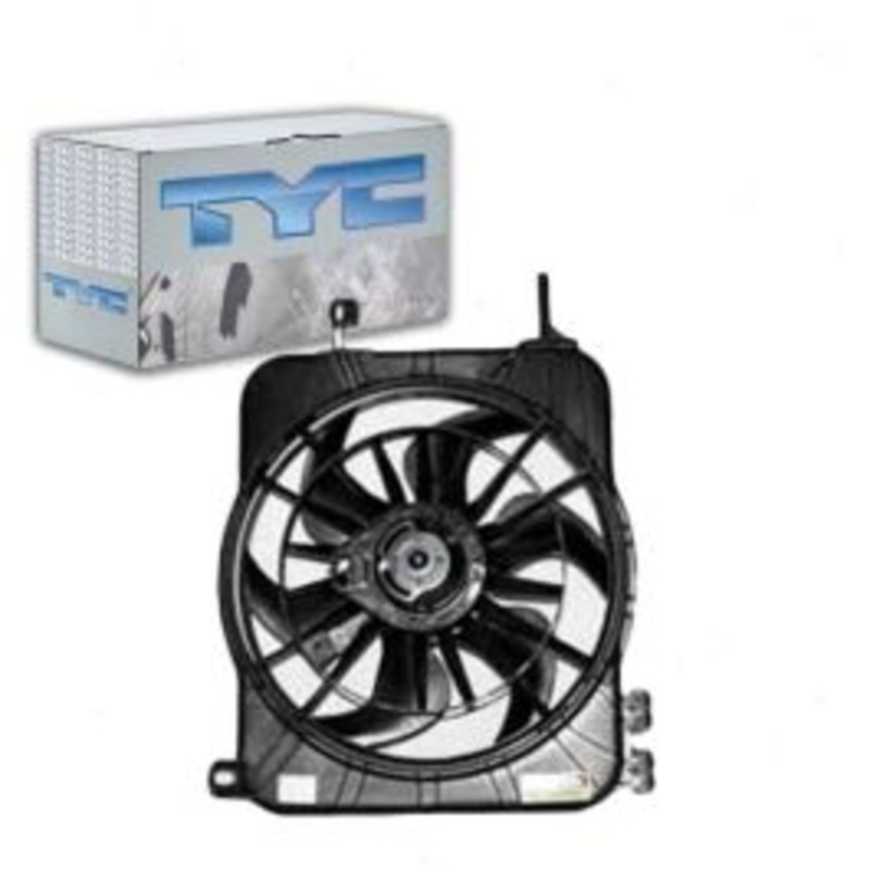 TYC Dual Radiator & Condenser Fan Assembly for 1995-2004 Chevrolet Cavalier 2.2L 2.3L 2.4L L4