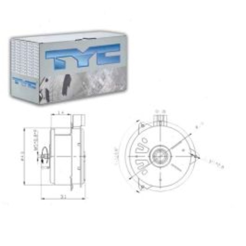 TYC Engine Cooling Fan Motor for 2008-2011 Scion xD