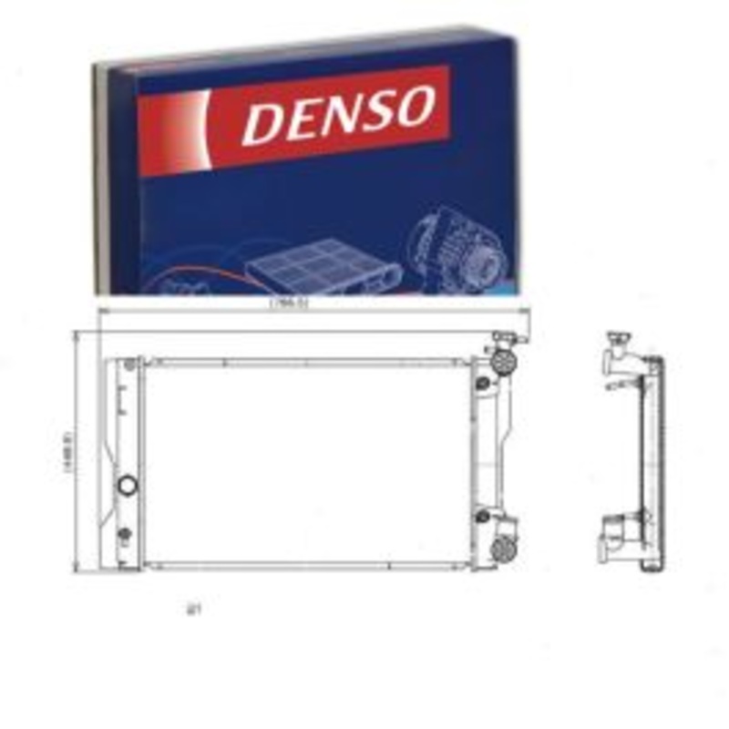 DENSO Radiator for 2009-2013 Toyota Corolla 1.8L L4