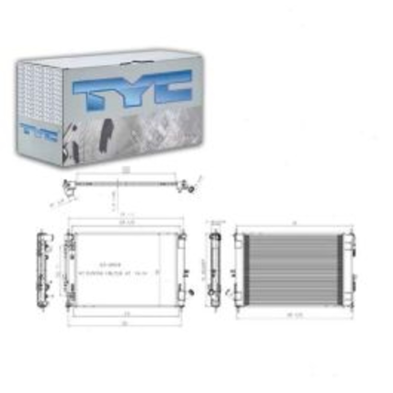 TYC Radiator for 2015 Kia Forte Koup 2.0L L4