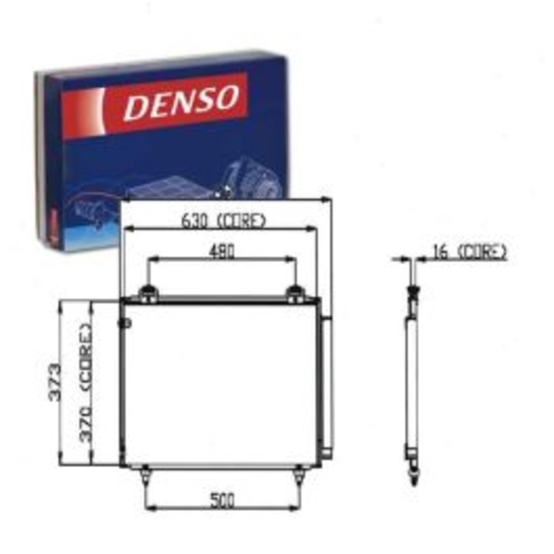 DENSO AC Condenser for 2005-2008 Toyota Matrix 1.8L L4