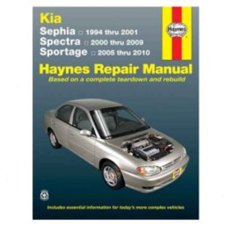 Haynes Repair Manual for 2005-2010 Kia Sportage