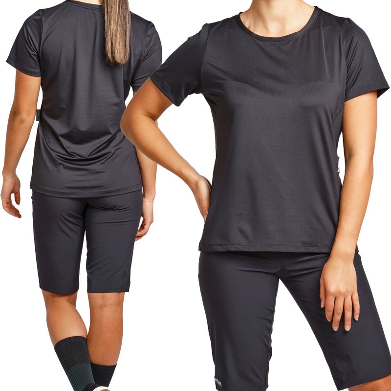 Norman MTB Women's Light-Weight Short Sleeve Tech Tee - Women's S - Black