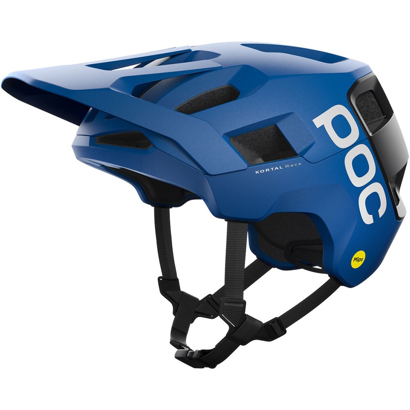 POC Kortal Race MIPS Helmet - XL-2XL - Opal Blue - Uranium Black Metallic - Matte